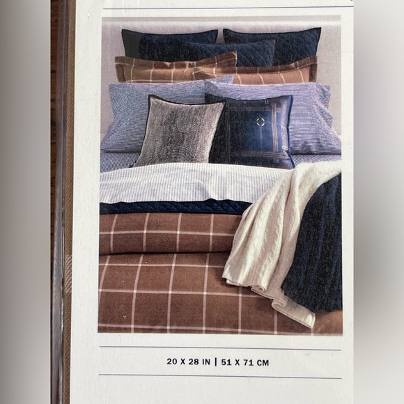 Ralph Lauren Home Modern Equistrein Standard Sham 'Caramel Cream' - Picture 6 of 8